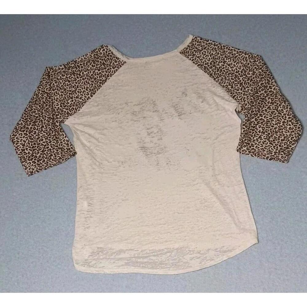 Southern Grace Quarter Sleeve Shirt Womens Size 2XL Leopard Print "Merry... - Picture 12 of 12